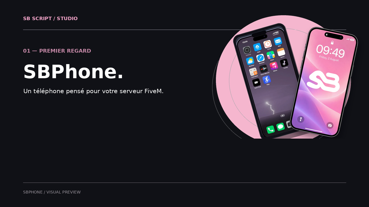 SBPhone — grafische Vorschau