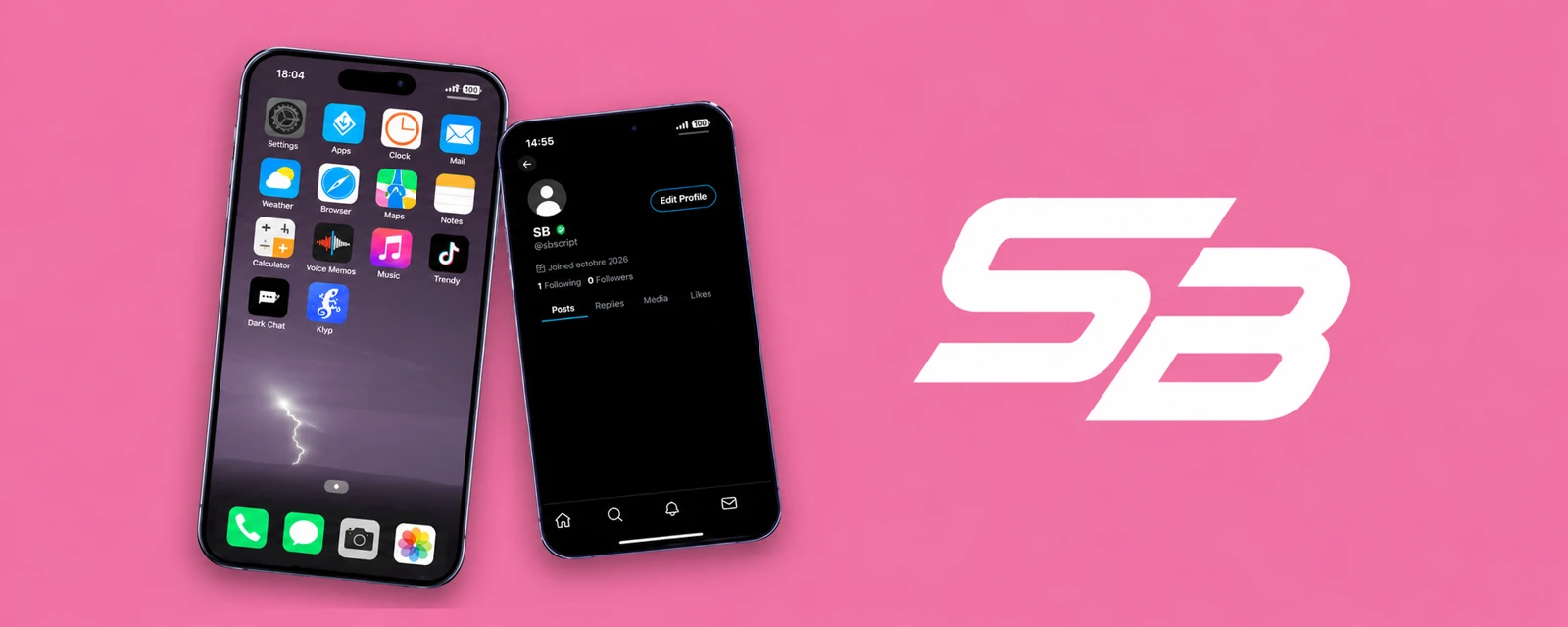 SB artwork with two SBPhone previews